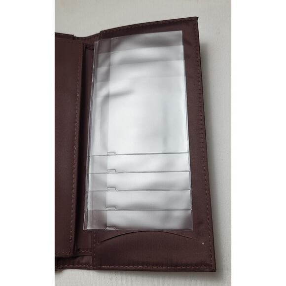 BUXTON Wallet Framed Clutch Coin Organizer Faux Leather NEW - Picture 3 of 5